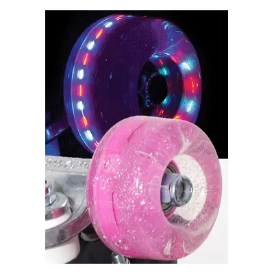 Rio - Roller Light Up 58mm - Pink Glitter (sada 4 koleček)