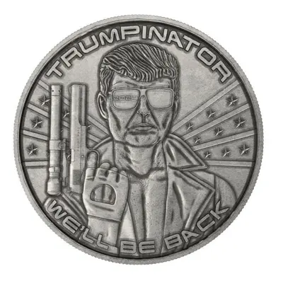Stříbrná starožitná mince TRUMPINATOR 2021 1 oz USA