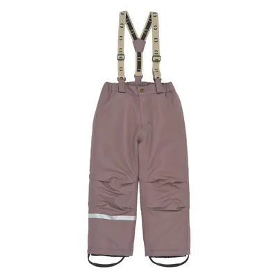 Dětské zimní kalhoty s kšandami 11110 Mikk-Line - hnědé Sparrow Velikost: 116