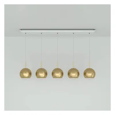 Tom Dixon Tom Dixon Mirror Ball 25 cm Linear 5 zdrojů zlatá