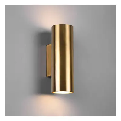 Trio Lighting Nástěnné svítidlo Marley, starožitná mosaz, Up & Down