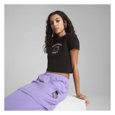 PUMA x HELLO KITTY AND FRIENDS Graphic Baby Tee Women, Clothing, Black, S