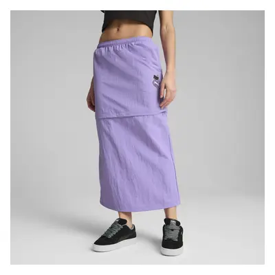 PUMA x HELLO KITTY AND FRIENDS Woven Maxi Skirt Women, Clothing, Lavender Alert, S