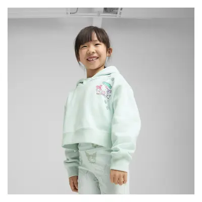 PUMA x HELLO KITTY AND FRIENDS Relaxed Graphic Fleece Hoodie Kids, Clothing, Peaceful Blue, 5-6Y