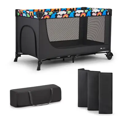 KINDERKRAFT Postýlka cestovní Joy 2 Happy shapes