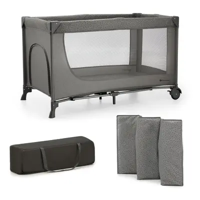 KINDERKRAFT Postýlka cestovní Joy 2 Dark grey