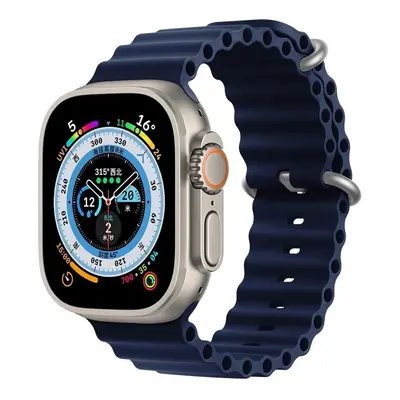 Apple Watch Ultra 2 49mm (Stav A) Titanová s modrým oceánským řemínkem