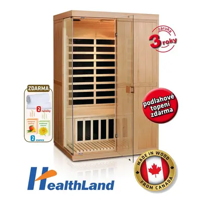 Infrasauna HEALTHLAND DeLuxe 2200 Carbon