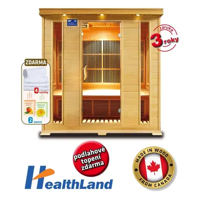 Infrasauna HEALTHLAND DeLuxe 4004 Carbon