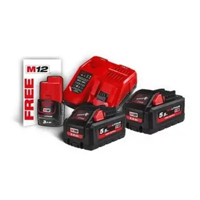 Sada akumulátorů a rychlonabíječky Milwaukee M18 HNRG-552 4933464713