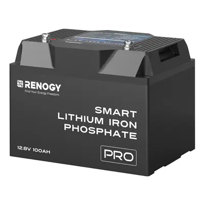 Renogy 100 Ah Pro Smart LiFePo baterie s Bluetooth a vyhříváním