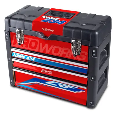 Sada Polepů na Kufr na Nářadí 24MX X3 Červená