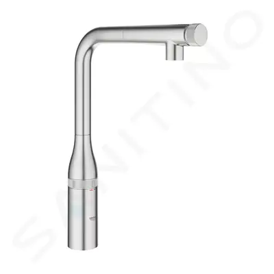 Grohe 31615DC0 - Dřezová baterie s výsuvnou koncovkou, SmartControl, supersteel