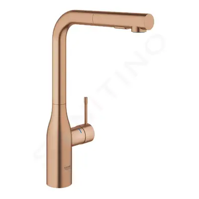 Grohe 30270DL0 - Dřezová baterie s výsuvnou sprškou, kartáčovaný Warm Sunset