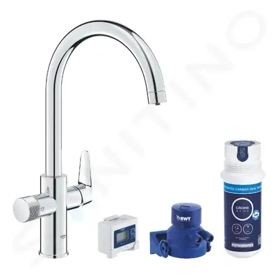 Grohe 30593000 - Set dřezové baterie StartCurve s filtrací, chrom