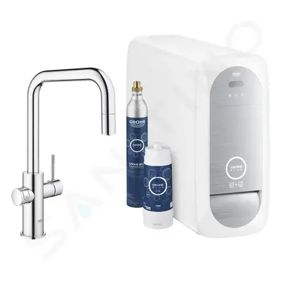 Grohe 31543000 - Dřezová baterie Connected, s chladícím zařízením a filtrací, chrom