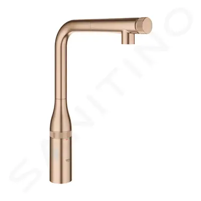 Grohe 31615DL0 - Dřezová baterie s výsuvnou koncovkou, SmartControl, kartáčovaný Warm Sunset