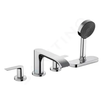 Hansgrohe 75444000 - Baterie na okraj vany, 4-otvorová instalace, sBox, chrom