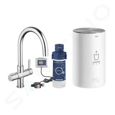 Grohe 30320000 - Dřezová baterie Duo s ohřevem vody a filtrací, zásobník M, chrom