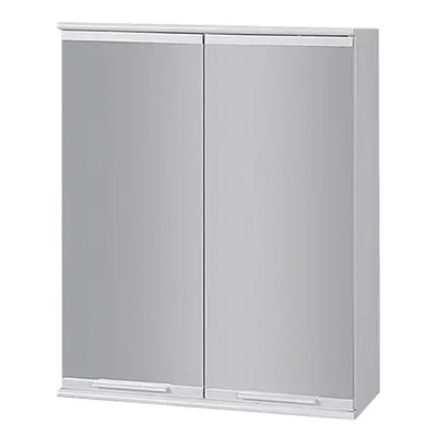 Olsen spa Basic II koupelnová skříňka 46 x 55 se zrcadlem - kovové provedení