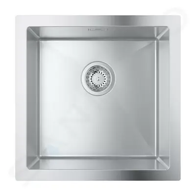 Grohe 31578SD1 - Dřez K700 s odtokem, 46x46 cm, kartáčovaná nerez
