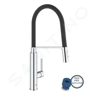Grohe 31489000 - Dřezová baterie s flexibilním ramenem, chrom