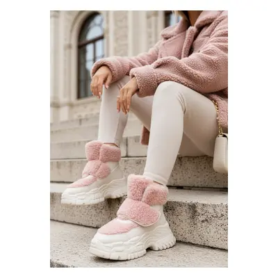 Bílé zimní tenisky dámské Comino V2