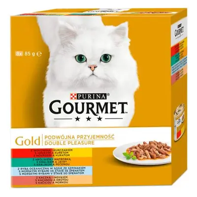 Gourmet Gold Cat Double pleasure 8 x 85 g
