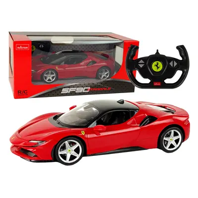 mamido Auto na dálkové ovládání RC Ferrari 1:14 SF90 červené