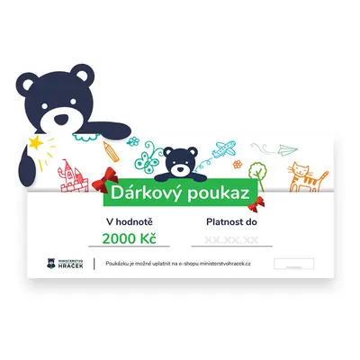 mamido Dárkový poukaz 2000 Kč