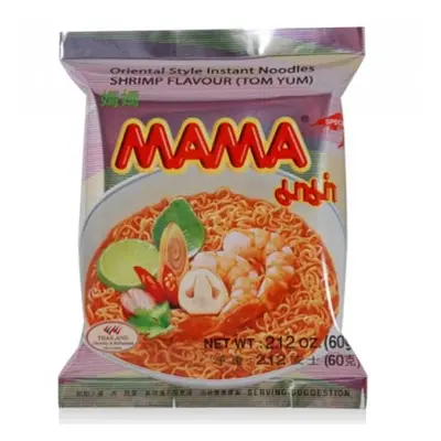 Mama instantní ramen nudle Tom Yum s příchutí krevet PO EXPIRACI (60g)