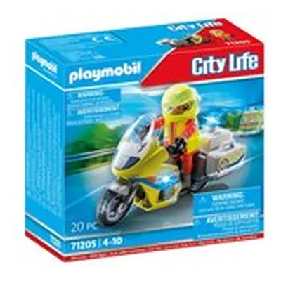 Playmobil 71205 Záchranářský motocykl s blikajícím světlem