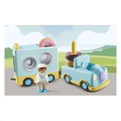 Playmobil 71325 Bláznivý Donut Truck s funkcí ukládání a třídění