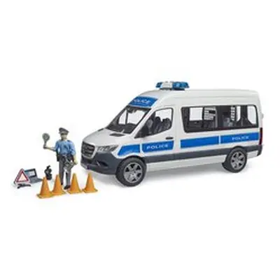 BRUDER 2683 MB Sprinter policie se světelným a zvukovým majákem