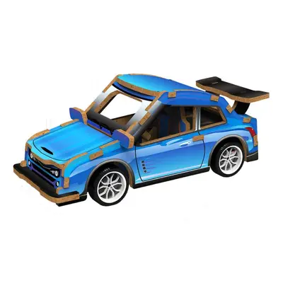 3D puzzle dřevěné - Závodní auto 13 cm, Wiky kreativita, W035432