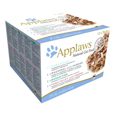 Konzervy APPLAWS Cat Fish Selection multipack 12 x 70g