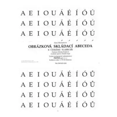 Obrázková skládací abeceda k Českému slabikáři