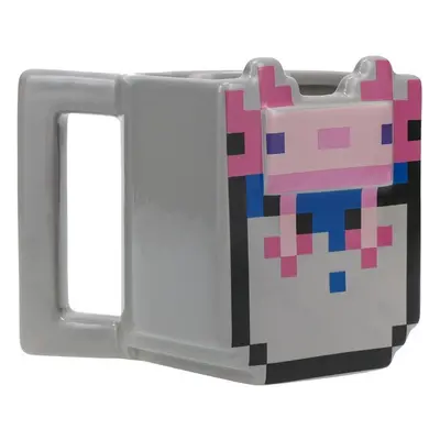 Hrnek 3D Minecraft - Axolotl 400 ml