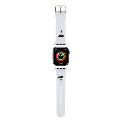 Karl Lagerfeld Karl and Choupette Head NFT řemínek Apple Watch 38/40/41 černý