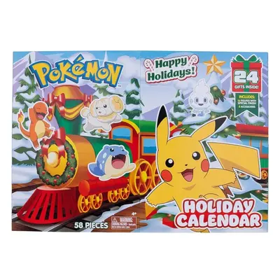 Jazwares Pokémon Adventní kalendář 2024 Sváteční kalendář s bitevními figurkami