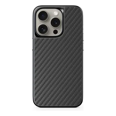 Epico Mag+ Hybrid Carbon Case - MagSafe compatible iPhone 15 Plus - černá Černá