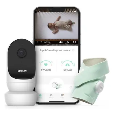 Owlet Smart Sock 3 & Cam Bundle Růžová