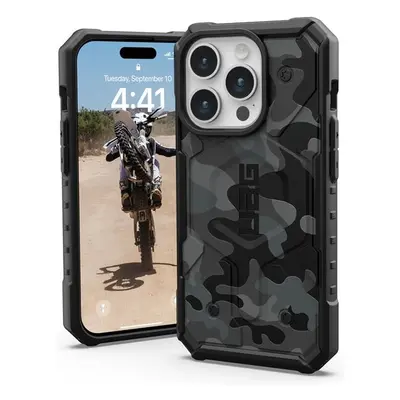 UAG Pathfinder SE MagSafe, geo camo - iPhone 15 Pro (114283114033) Maskáčová