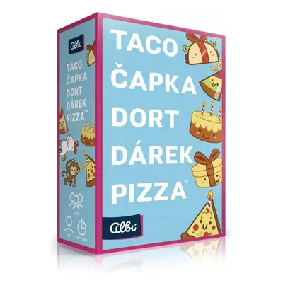 Albi Taco čapka dort dárek pizza