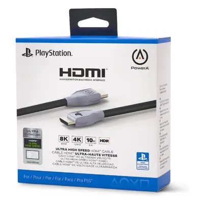 PowerA Ultra High Speed HDMI kabel ke konzoli PS5 Černá/bílá