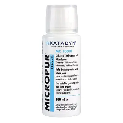 Konzervace vody Katadyn Micropur balení 100 ml rotoku – 1 ml na 10 l vody