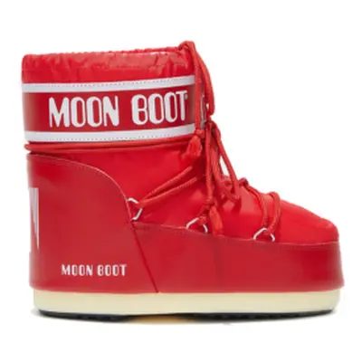 Dámské kotníkové zimní boty MOON BOOT Icon Low Nylon red