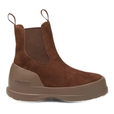 Vysoké zimní boty MOON BOOT MB LUNA CHELSEA SUEDE -M004 BROWN