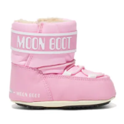 Dětské kotníkové zimní boty MOON BOOT CRIB NYLON, 004 light pink