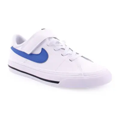 Chlapecká vycházková obuv NIKE Court Legacy white black game royal